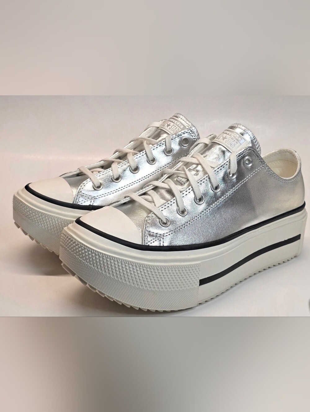 New Converse Chuck Taylor All Star Lift Double Stack Platform Sneakers Men's 10 - Picture 7 of 13